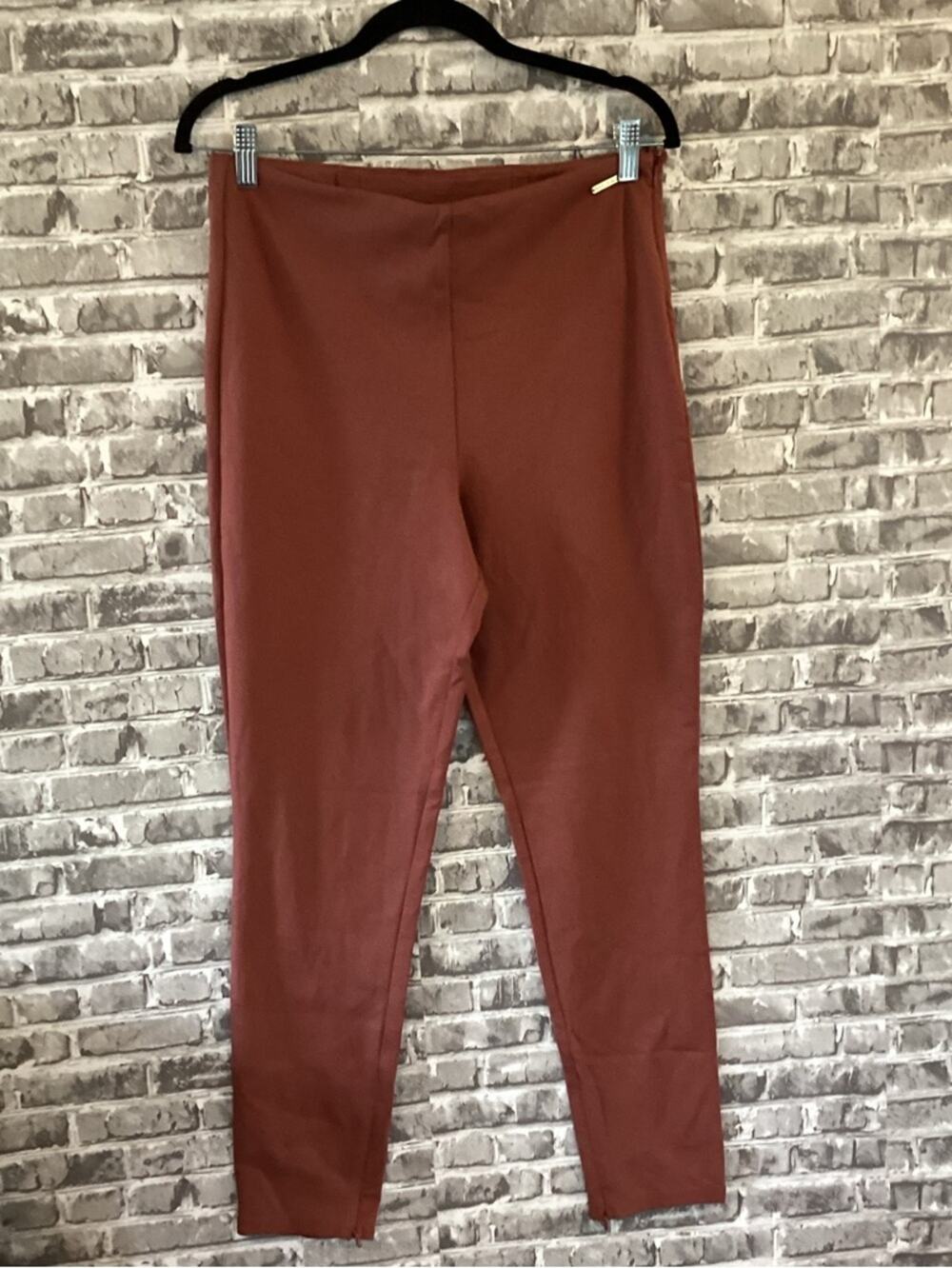 Fabletics 24/7 Skinny Pant, Womens L, Mahogany High-Rise Legging, Yoga, Athletic